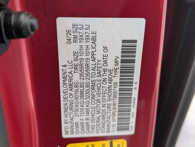 2026 Honda Odyssey Touring