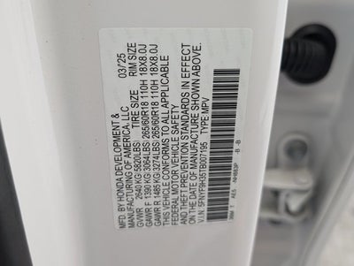 2026 Honda Passport RTL