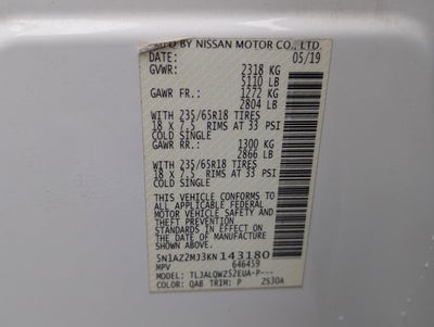 2019 Nissan Murano SV