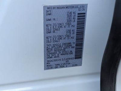 2026 Nissan Murano Platinum