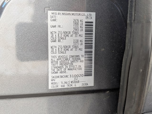 2024 Nissan Pathfinder SV