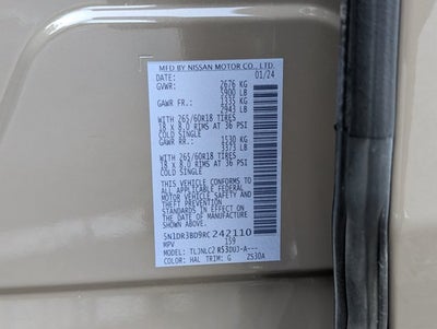 2024 Nissan Pathfinder Rock Creek