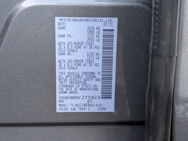 2025 Nissan Pathfinder Rock Creek