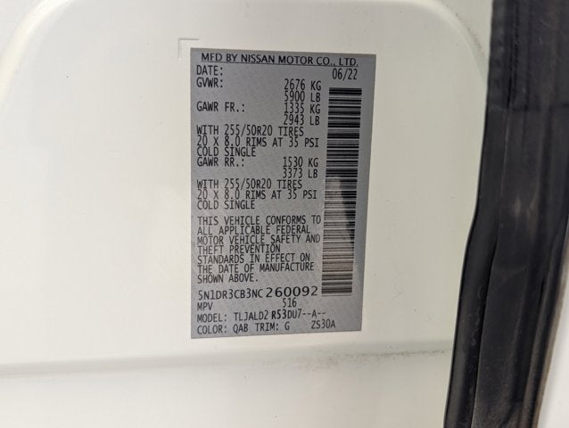 2022 Nissan Pathfinder SL