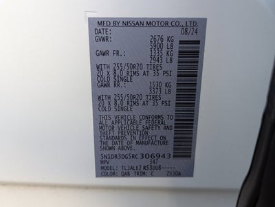 2024 Nissan Pathfinder Platinum