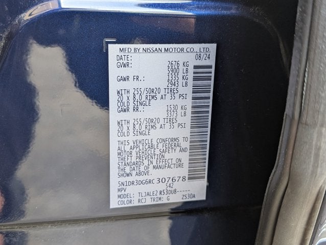 2024 Nissan Pathfinder Platinum