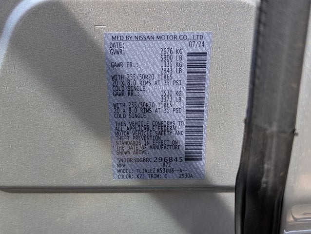 2024 Nissan Pathfinder Platinum