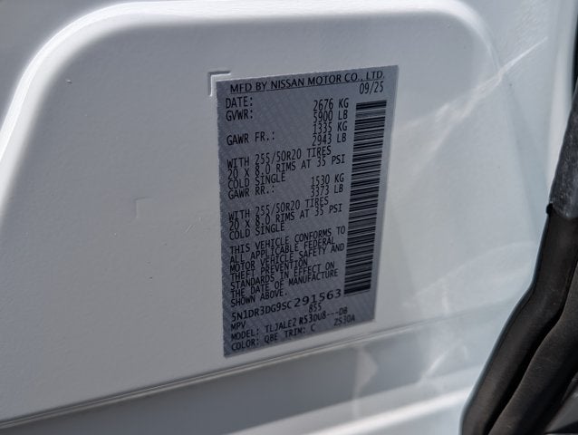 2025 Nissan Pathfinder Platinum