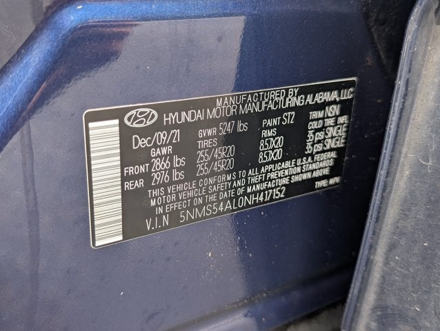2022 Hyundai Santa Fe Calligraphy