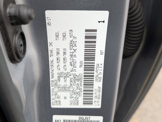 2017 Toyota Tundra 4WD SR5