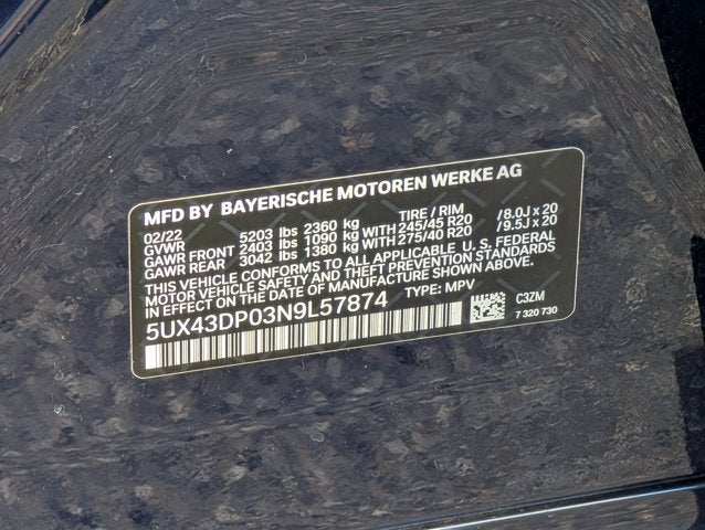 2022 BMW X3 sDrive30i