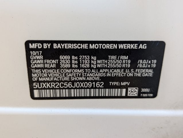 2018 BMW X5 sDrive35i