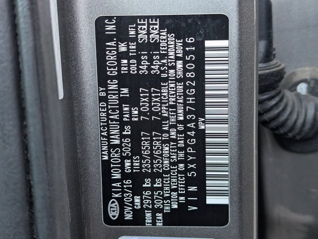 2017 Kia Sorento LX