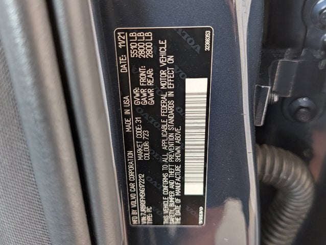 2022 Volvo S60 Recharge Plug-In Hybrid R-Design