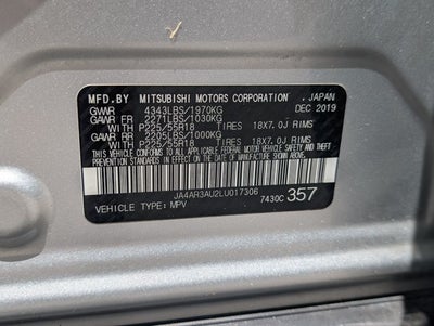2020 Mitsubishi Outlander Sport ES 2.0