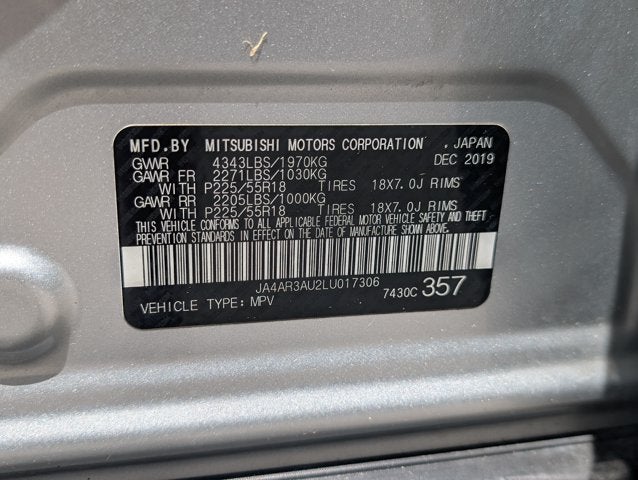 2020 Mitsubishi Outlander Sport ES 2.0