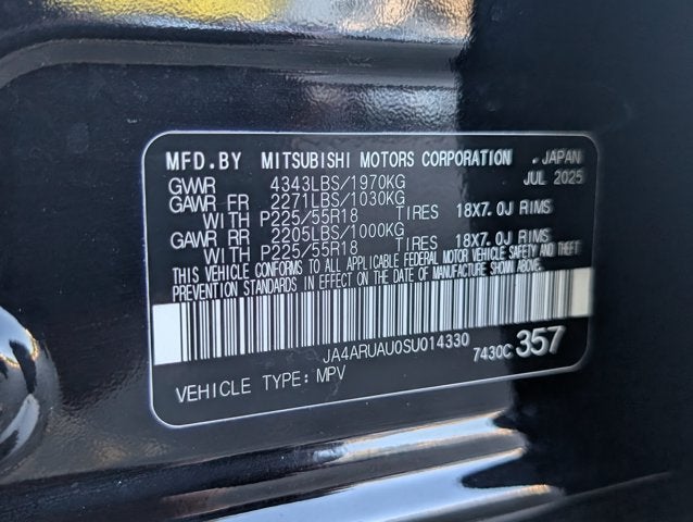 2025 Mitsubishi Outlander Sport ES