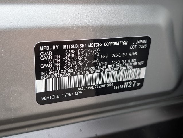 2026 Mitsubishi Outlander SE