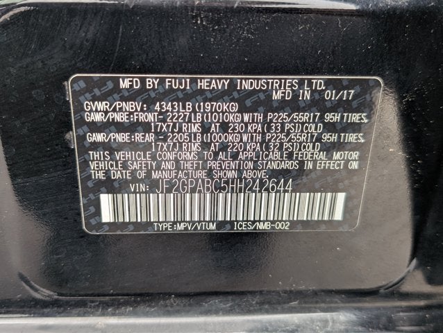 2017 Subaru Crosstrek Premium