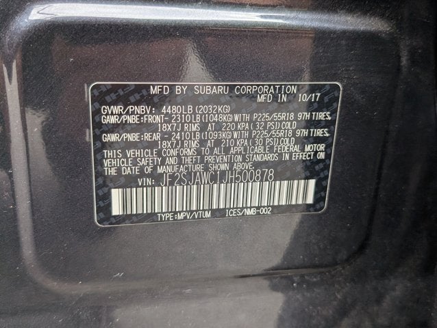 2018 Subaru Forester Touring