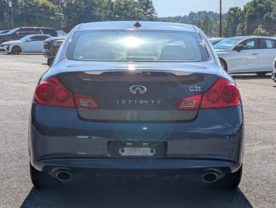 2012 INFINITI G25 Sedan Journey