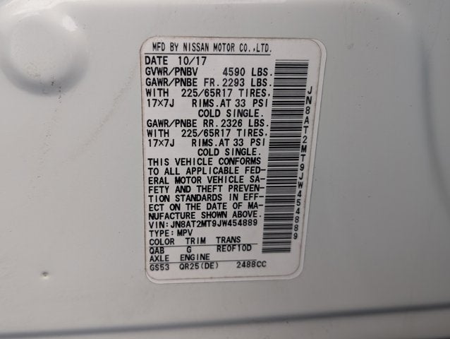 2018 Nissan Rogue SV