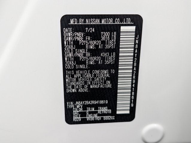 2024 Nissan Armada SL