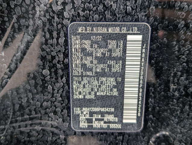 2023 Nissan Armada Platinum