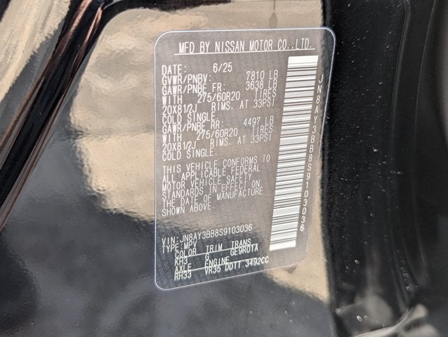 2025 Nissan Armada SL