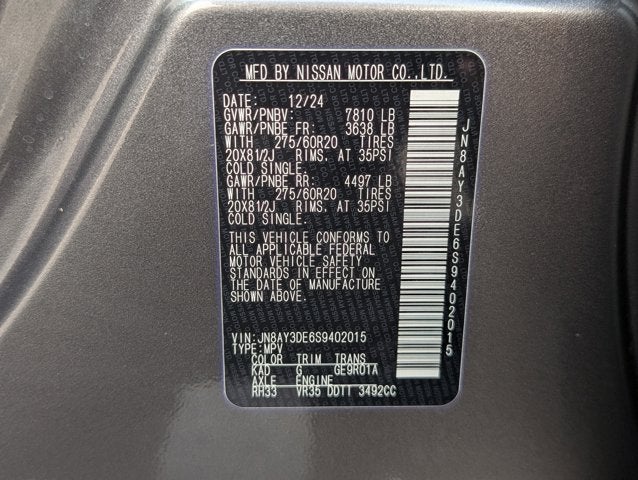 2025 Nissan Armada PRO-4X