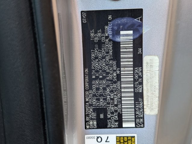 2008 Toyota FJ Cruiser 4WD 4dr Man (Natl)