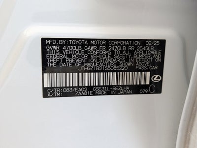 2025 Lexus IS IS 350 F SPORT