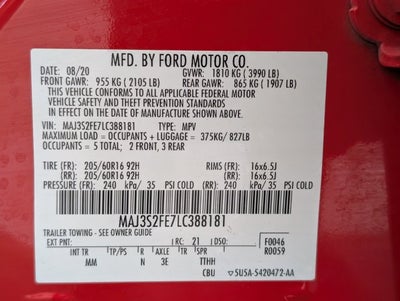 2020 Ford EcoSport S