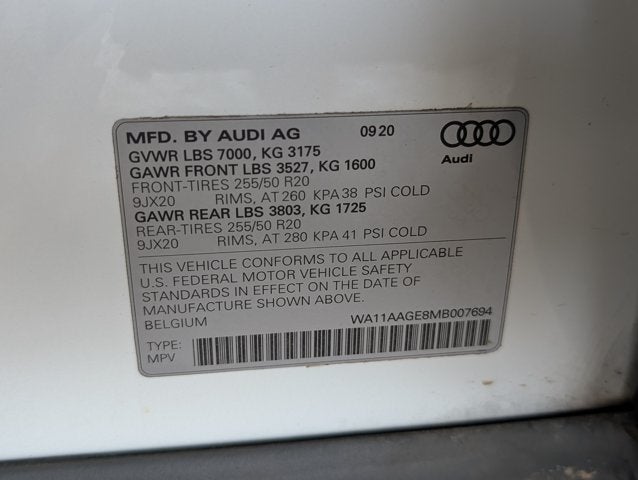 2021 Audi e-tron Sportback Premium