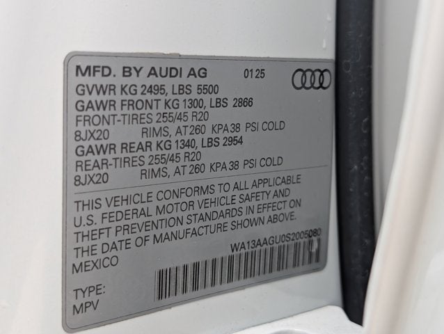 2025 Audi Q5 Prestige