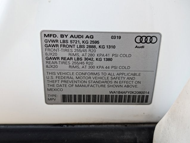 2019 Audi SQ5 Premium Plus