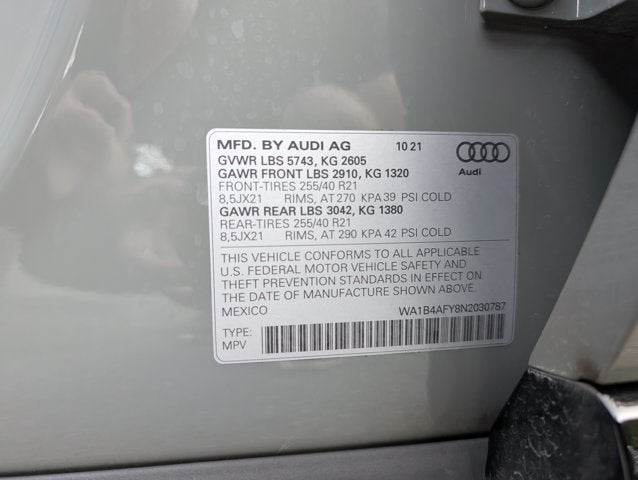 2022 Audi SQ5 Premium Plus