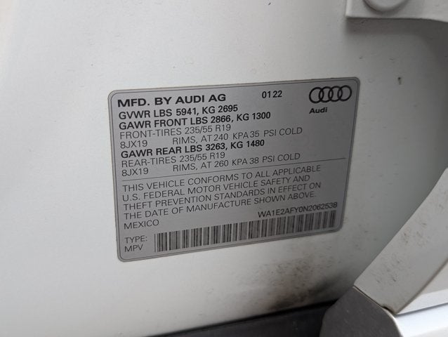2022 Audi Q5 S line Premium Plus