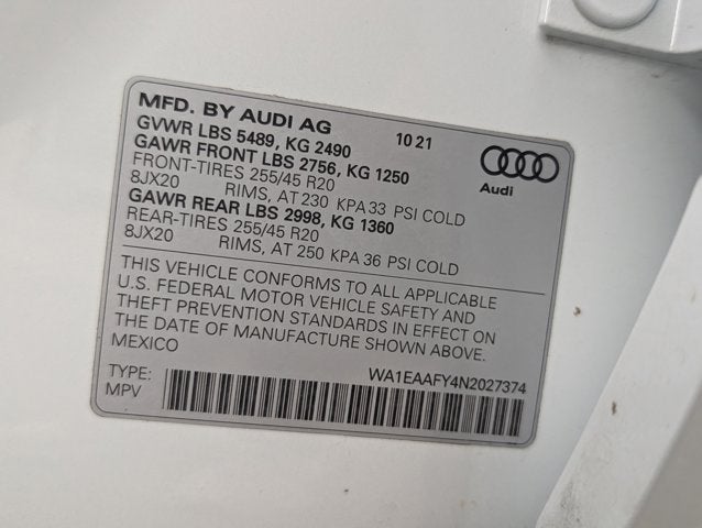 2022 Audi Q5 S line Premium Plus