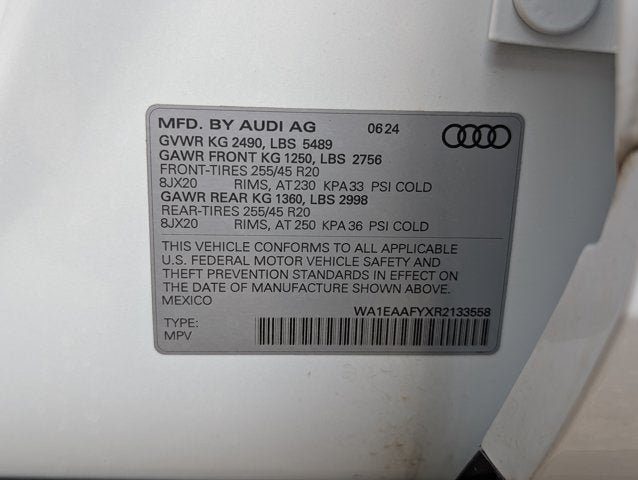 2024 Audi Q5 S line Premium Plus