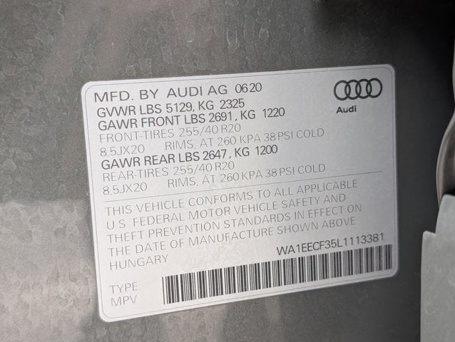 2020 Audi Q3 S line Premium Plus