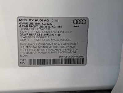 2015 Audi Q3 2.0T Prestige