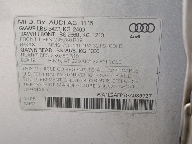 2016 Audi Q5 Premium Plus
