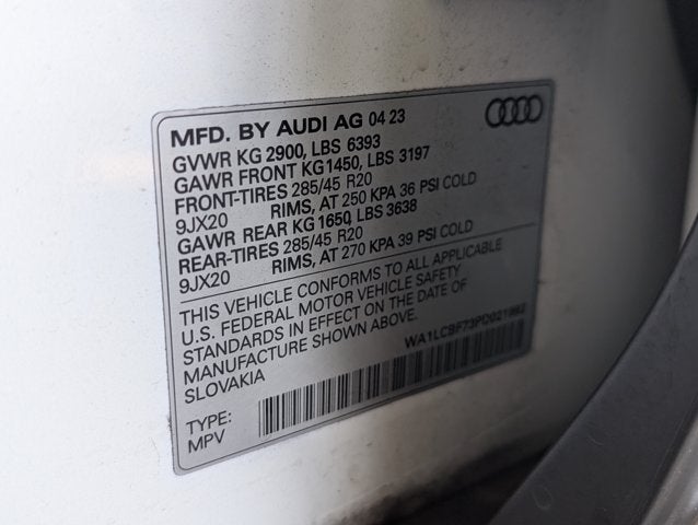 2023 Audi Q7 Premium Plus