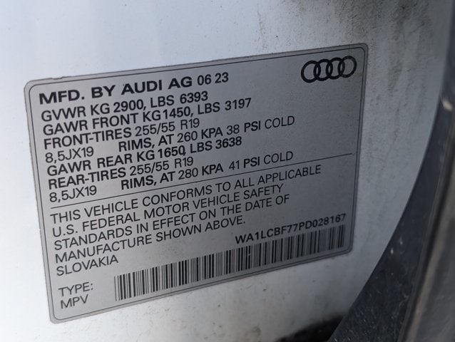 2023 Audi Q7 Premium Plus