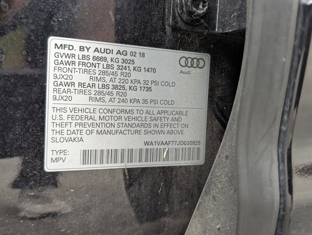 2018 Audi Q7 Prestige