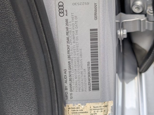 2016 Audi A6 2.0T Premium Plus