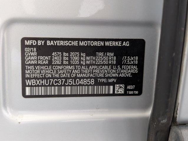 2018 BMW X1 sDrive28i