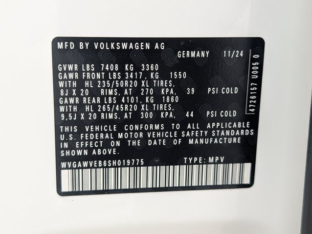 2025 Volkswagen ID. Buzz Pro S