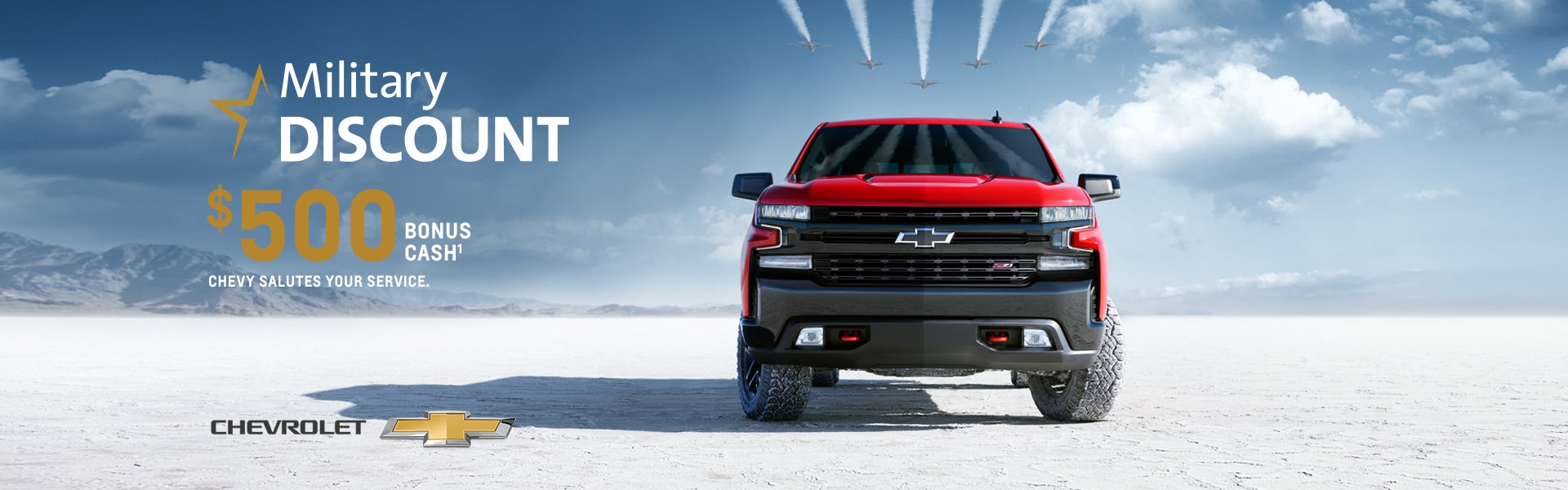 Military Discount Header - Trail Boss w Planes